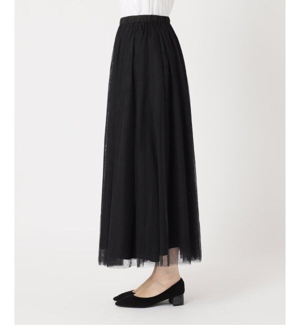 JOURNAL STANDARD relume「《WEB限定追加5》ウォッシャブルチュールイージースカート」|スカート|