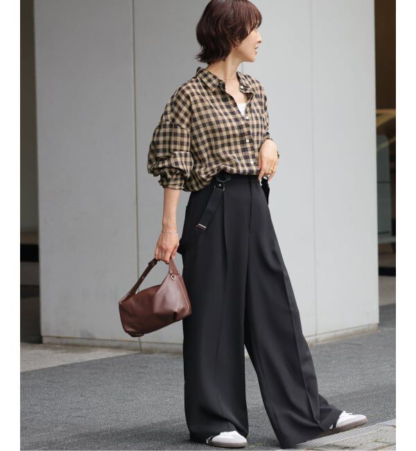 JOURNAL STANDARD relume「《追加2 / 新色》コットンローンチェックオーバーサイズシャツ」|シャツ・ブラウス|