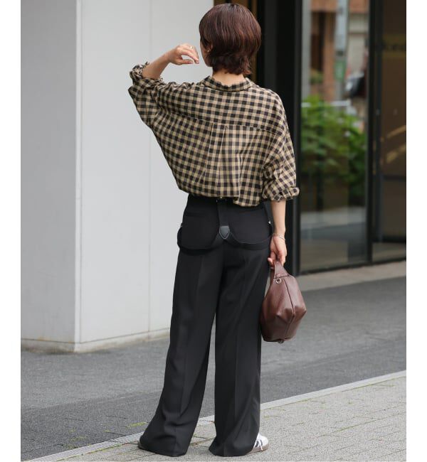 JOURNAL STANDARD relume「《追加2 / 新色》コットンローンチェックオーバーサイズシャツ」|シャツ・ブラウス|