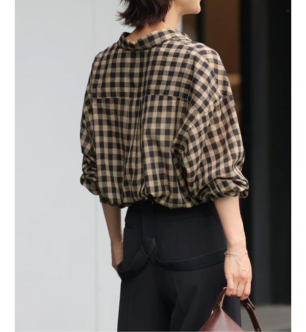 JOURNAL STANDARD relume「《追加2 / 新色》コットンローンチェックオーバーサイズシャツ」|シャツ・ブラウス|