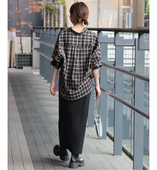 JOURNAL STANDARD relume「《追加2 / 新色》コットンローンチェックオーバーサイズシャツ」|シャツ・ブラウス|