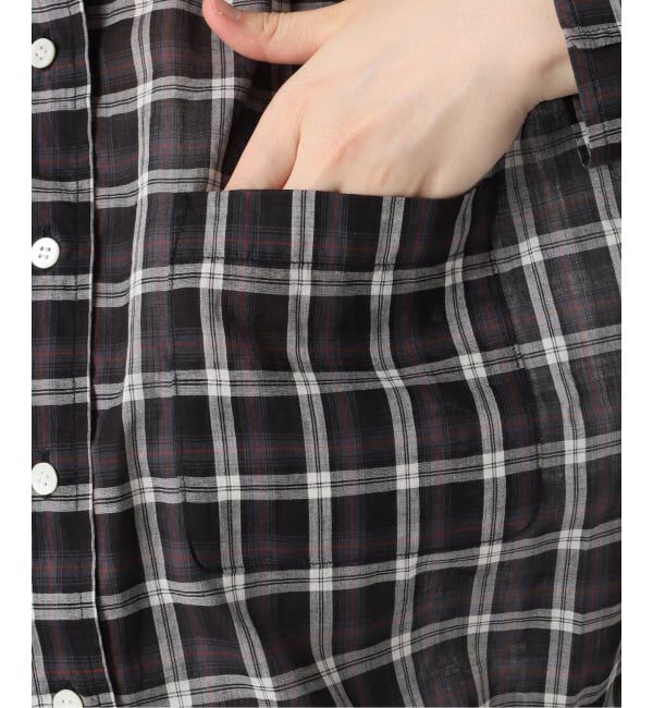 JOURNAL STANDARD relume「《追加2 / 新色》コットンローンチェックオーバーサイズシャツ」|シャツ・ブラウス|