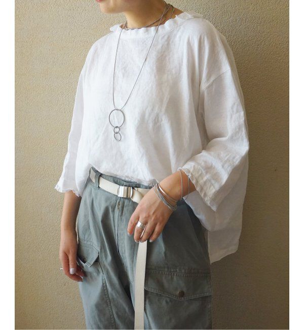 journal standard luxe「ソフトリネン タックフリルブラウス」|シャツ・ブラウス|