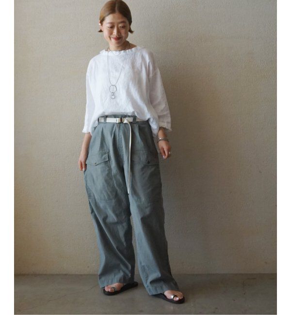 journal standard luxe「ソフトリネン タックフリルブラウス」|シャツ・ブラウス|