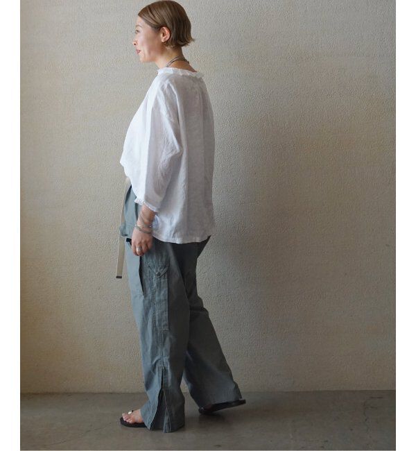 journal standard luxe「ソフトリネン タックフリルブラウス」|シャツ・ブラウス|