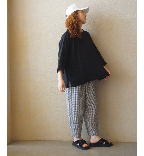 journal standard luxe「ソフトリネン タックフリルブラウス」|シャツ・ブラウス|