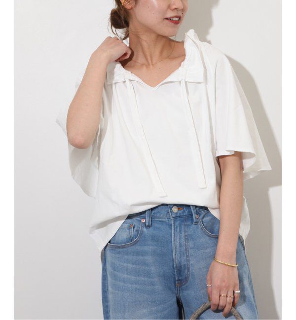 JOURNAL STANDARD relume「《WEB限定追加2》フリルリボンTシャツ」|Tシャツ・カットソー|
