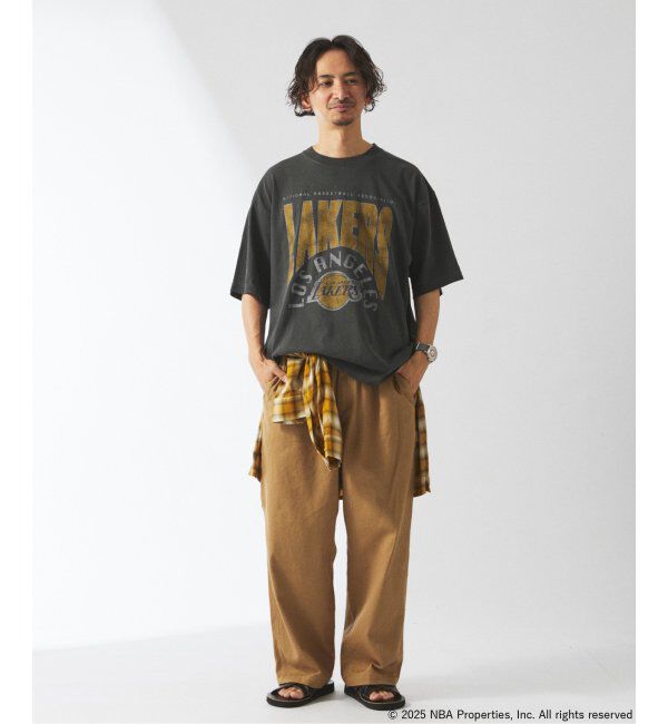 JOURNAL STANDARD relume「Off The Court by NBA / オフ・ザ・コート バイ NBA 別注 ブラックプリントT」|Tシャツ・カットソー|