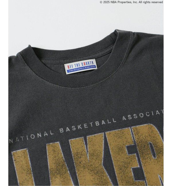 JOURNAL STANDARD relume「Off The Court by NBA / オフ・ザ・コート バイ NBA 別注 ブラックプリントT」|Tシャツ・カットソー|