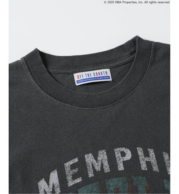 JOURNAL STANDARD relume「Off The Court by NBA / オフ・ザ・コート バイ NBA 別注 ブラックプリントT」|Tシャツ・カットソー|