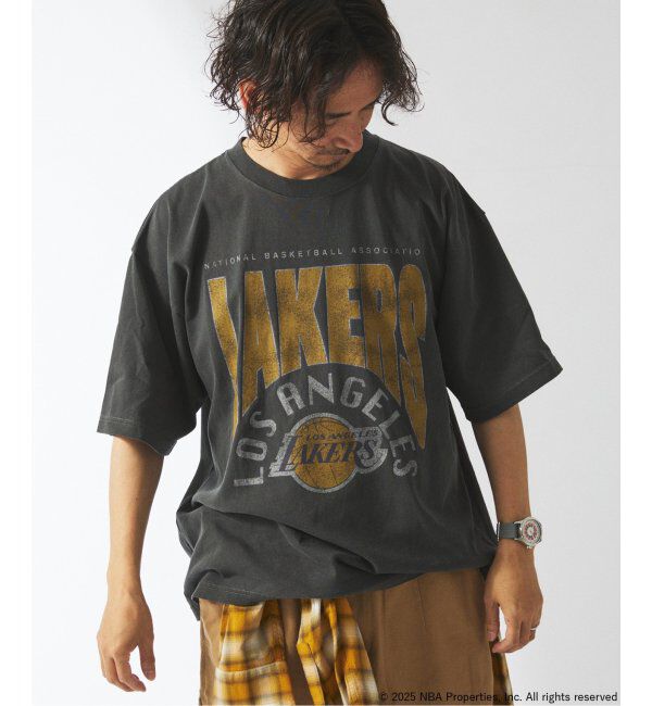 JOURNAL STANDARD relume「Off The Court by NBA / オフ・ザ・コート バイ NBA 別注 ブラックプリントT」|Tシャツ・カットソー|