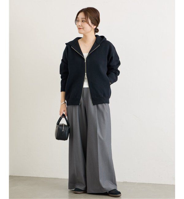 JOURNAL STANDARD「《追加》【洗える】ダブルニットフーディ」|カーディガン|