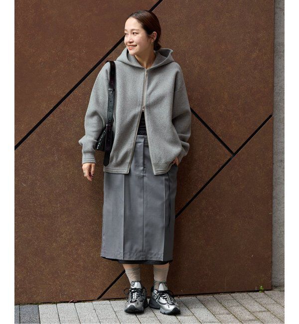 JOURNAL STANDARD「《追加》【洗える】ダブルニットフーディ」|カーディガン|