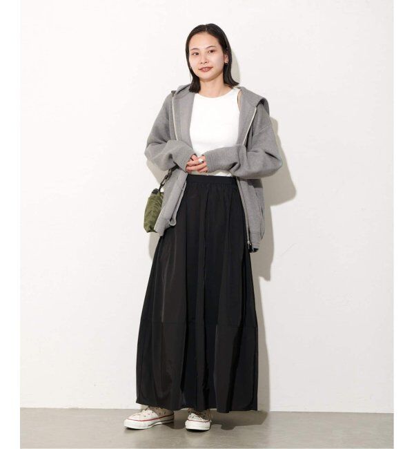 JOURNAL STANDARD「《追加》【洗える】ダブルニットフーディ」|カーディガン|