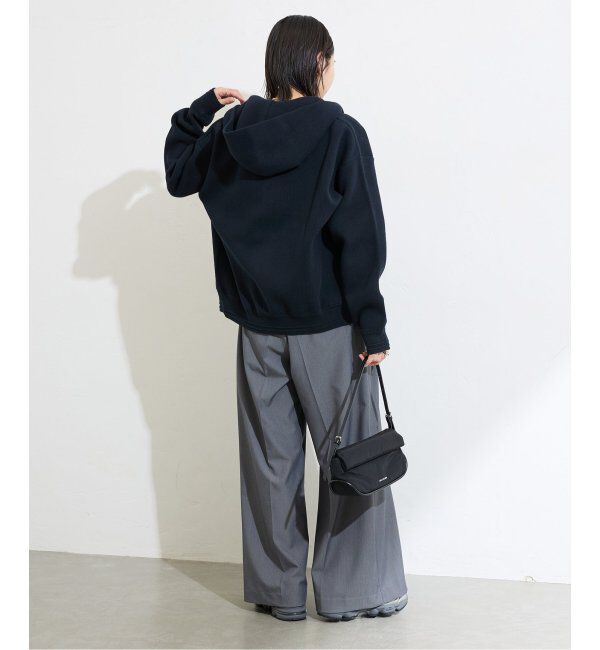 JOURNAL STANDARD「《追加》【洗える】ダブルニットフーディ」|カーディガン|