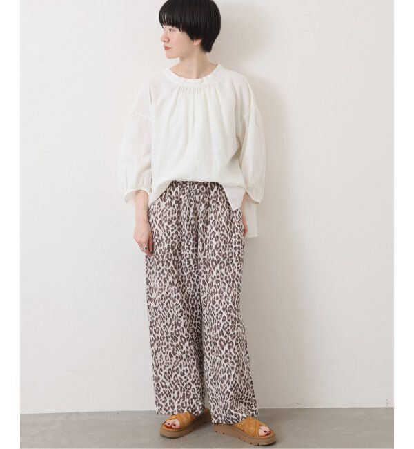 journal standard luxe「レオパリネン イージーパンツ」|その他|