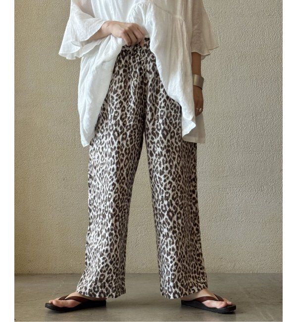 journal standard luxe「レオパリネン イージーパンツ」|その他|