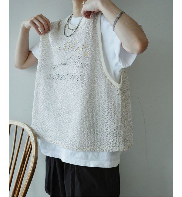 journal standard luxe「メッシュベスト」|ベスト・ジレ|ベージュ