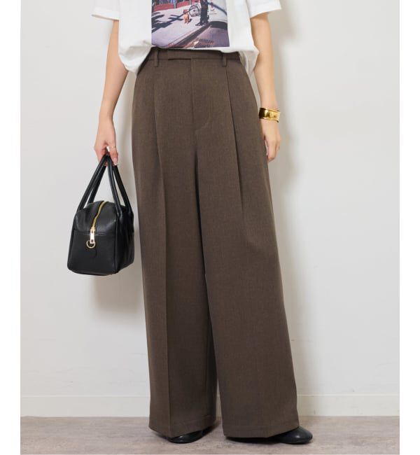 JOURNAL STANDARD relume「ツイーディーツイルタックワイドパンツ」|スラックス|