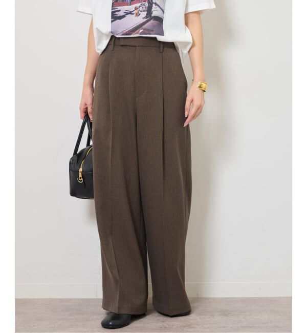 JOURNAL STANDARD relume「ツイーディーツイルタックワイドパンツ」|スラックス|