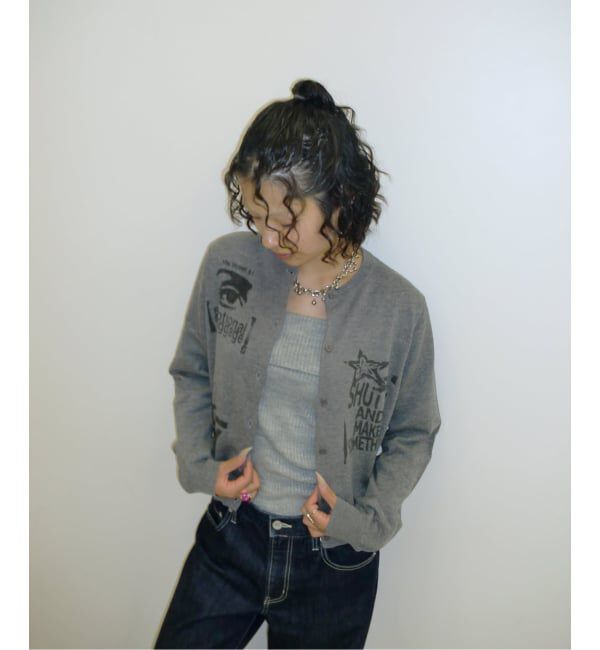 Oriens JOURNAL STANDARD「グラフィックカーディガン」|カーディガン|