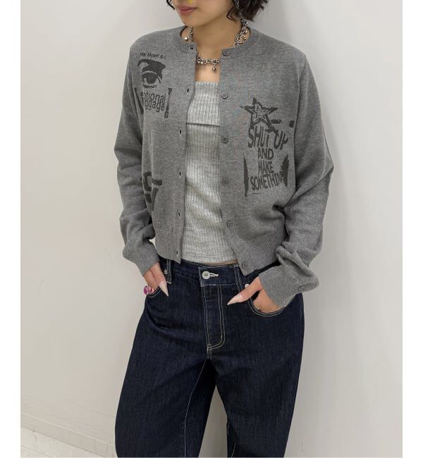 Oriens JOURNAL STANDARD「グラフィックカーディガン」|カーディガン|