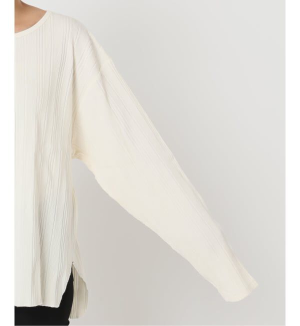 JOURNAL STANDARD「別注【HEALTH KNIT/ヘルスニット】オフショルダーヘンリーネックPO」|Tシャツ・カットソー|