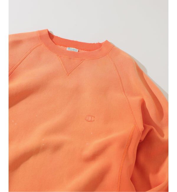JOURNAL STANDARD relume「CHAMPION / チャンピオン 別注 リバースウィーブ(R) オーバーダイ スウェット」|スウェット・ジャージ|オレンジ B