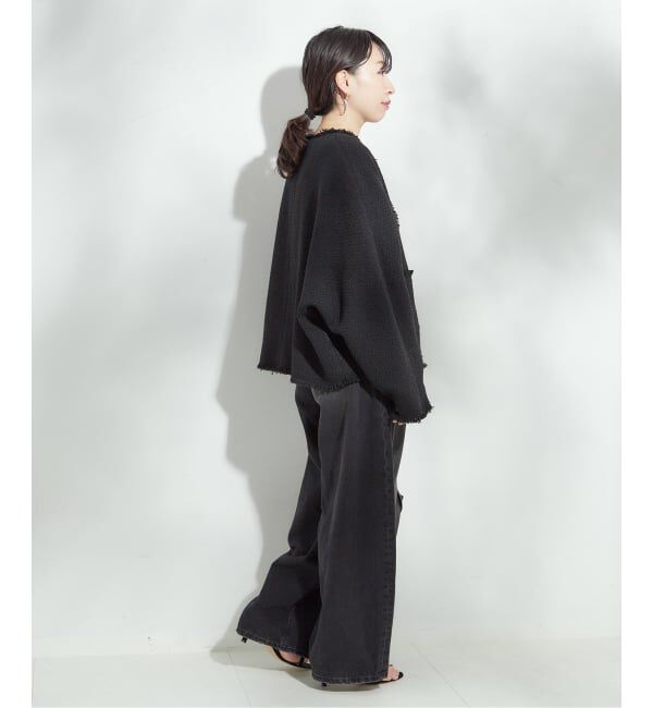 journal standard L'essage「《追加2》GIOLICATWEED ドルマンジャケット」|ノーカラージャケット|