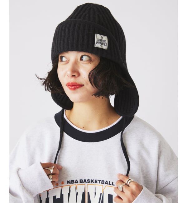 JOURNAL STANDARD relume「ハミルトン ウール ガーター フライトキャップ」|ニット帽|