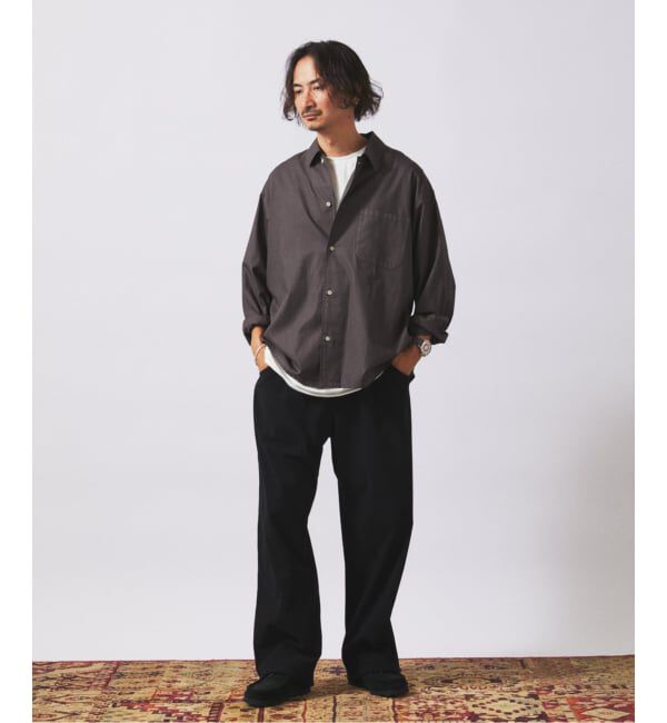 JOURNAL STANDARD relume「JAMES FABRIC / ジェームスファブリック ガーメントダイ コットン シャツ」|シャツ・ブラウス|