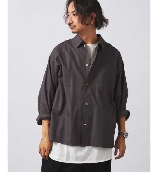 JOURNAL STANDARD relume「JAMES FABRIC / ジェームスファブリック ガーメントダイ コットン シャツ」|シャツ・ブラウス|