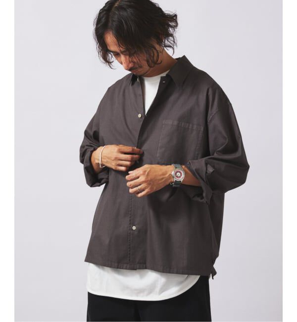 JOURNAL STANDARD relume「JAMES FABRIC / ジェームスファブリック ガーメントダイ コットン シャツ」|シャツ・ブラウス|