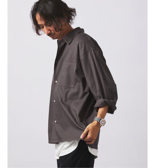 JOURNAL STANDARD relume「JAMES FABRIC / ジェームスファブリック ガーメントダイ コットン シャツ」|シャツ・ブラウス|