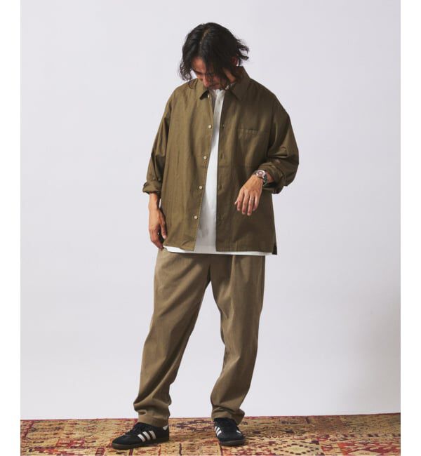 JOURNAL STANDARD relume「JAMES FABRIC / ジェームスファブリック ガーメントダイ コットン シャツ」|シャツ・ブラウス|