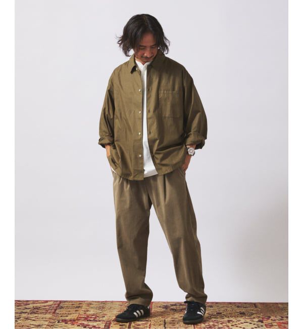 JOURNAL STANDARD relume「JAMES FABRIC / ジェームスファブリック ガーメントダイ コットン シャツ」|シャツ・ブラウス|