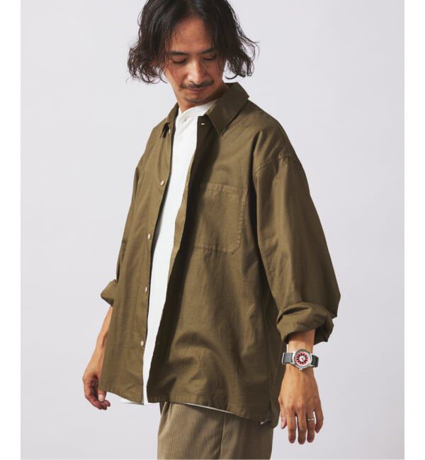 JOURNAL STANDARD relume「JAMES FABRIC / ジェームスファブリック ガーメントダイ コットン シャツ」|シャツ・ブラウス|