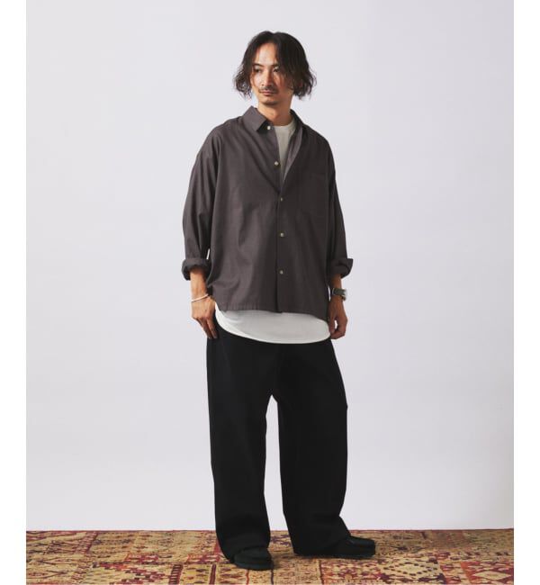 JOURNAL STANDARD relume「JAMES FABRIC / ジェームスファブリック ガーメントダイ コットン シャツ」|シャツ・ブラウス|