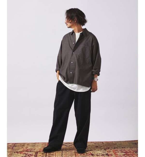 JOURNAL STANDARD relume「JAMES FABRIC / ジェームスファブリック ガーメントダイ コットン シャツ」|シャツ・ブラウス|