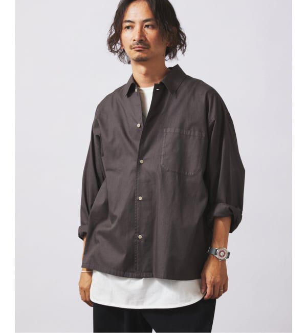 JOURNAL STANDARD relume「JAMES FABRIC / ジェームスファブリック ガーメントダイ コットン シャツ」|シャツ・ブラウス|