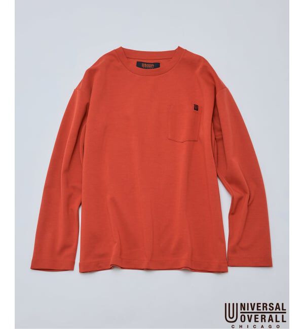 JOURNAL STANDARD relume「UNIVERSAL OVERALL / ユニバーサル オーバーオール 別注 ポンチ ロンT」|Tシャツ・カットソー|オールドブラウン