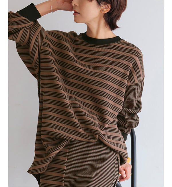 JOURNAL STANDARD relume「【MILLER/ミラー】 Waffleプルオーバー」|Tシャツ・カットソー|ブラウン