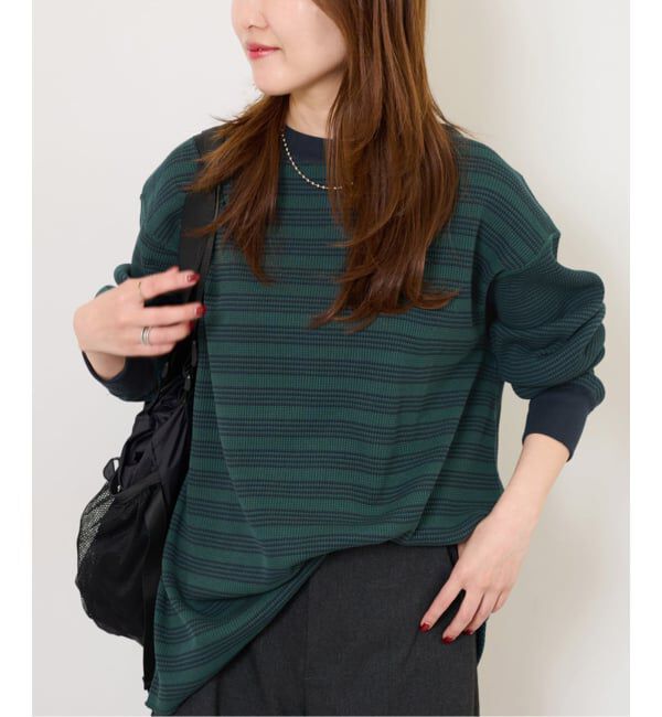 JOURNAL STANDARD relume「【MILLER/ミラー】 Waffleプルオーバー」|Tシャツ・カットソー|グリーン