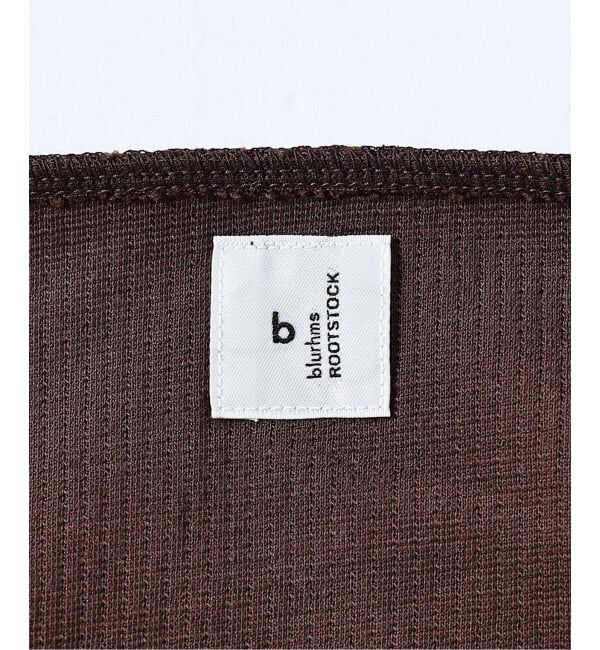JOURNAL STANDARD「blurhms ROOTSTOCK / ブラームスルーツストック 別注 ラフ ＆ スムース サーマル」|Tシャツ・カットソー|