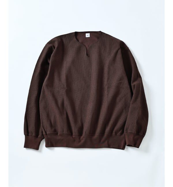 JOURNAL STANDARD「blurhms ROOTSTOCK / ブラームスルーツストック 別注 ラフ ＆ スムース サーマル」|Tシャツ・カットソー|ブラウン