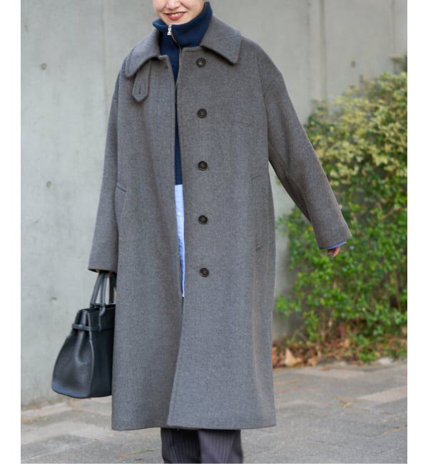 スーパー140ビーバーステンカラーコート　グレー　新品未使用 JOURNAL STANDARD（ジャーナルスタンダード） ステンカラーコート