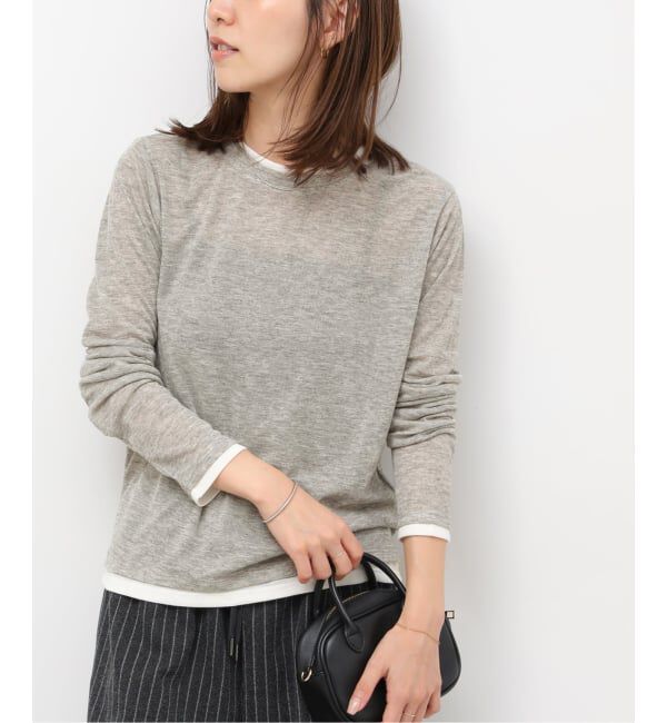 JOURNAL STANDARD relume「フェイクレイヤードロングスリーブTEE」|Tシャツ・カットソー|グレーB