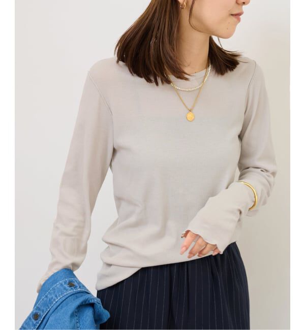 JOURNAL STANDARD relume「シアーテレコクルーネックプルオーバー」|Tシャツ・カットソー|