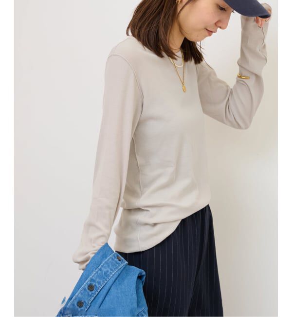 JOURNAL STANDARD relume「シアーテレコクルーネックプルオーバー」|Tシャツ・カットソー|