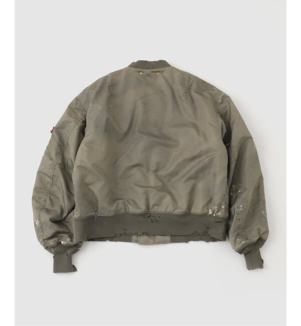 JOURNAL STANDARD「ANACHRONORM / アナクロノーム DIRTY NYLON MA-1」|ブルゾン・スタジャン|